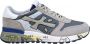 Premiata Stijlvolle Mick Canvas Nylon Sneakers in Grijze Contrasten Gray Heren - Thumbnail 34