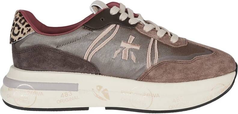 Premiata Casual Sneakers Brown Dames