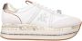 Premiata Witte platte schoenen met inzetontwerp White Dames - Thumbnail 5