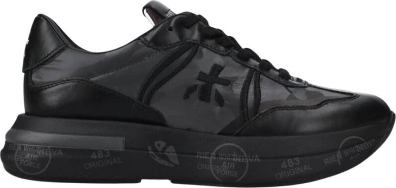 Premiata Casual Sneakers voor dagelijks gebruik Black Heren