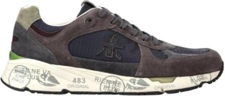 Premiata Casual Sneakers voor Mannen Blue Heren