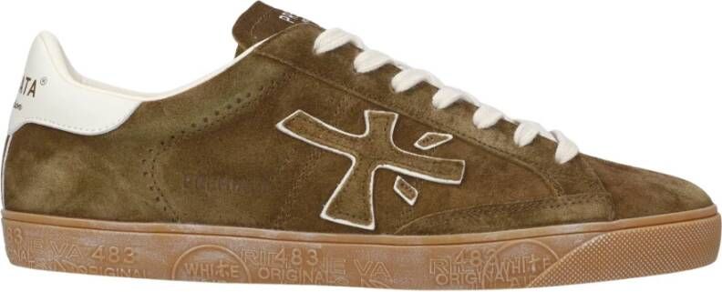 Premiata Casual Sneakers voor Mannen Brown Heren