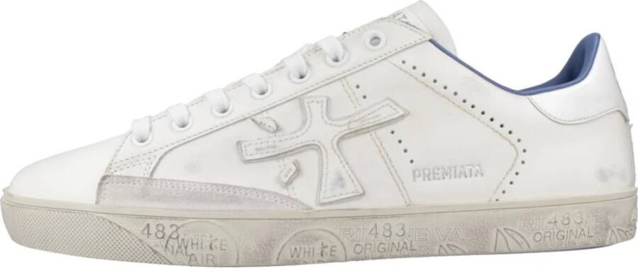 Premiata Casual Sneakers voor Mannen en Vrouwen White Heren