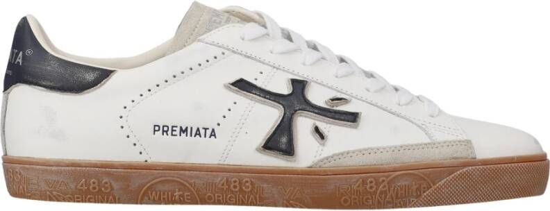 Premiata Casual Sneakers voor Mannen White Heren