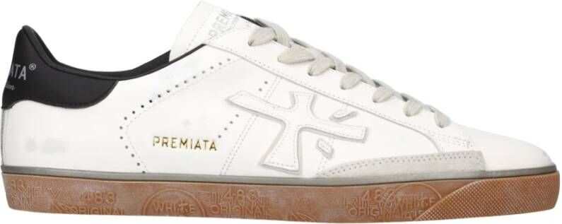 Premiata Casual Sneakers voor Mannen White Heren