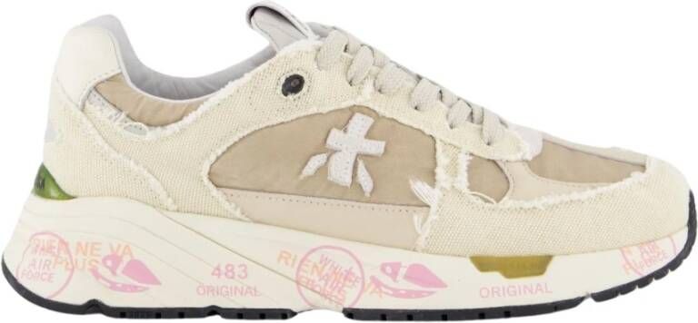 Premiata Dames Mase D Sneaker Beige Roze Beige Dames