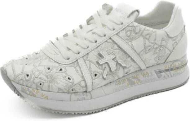 Premiata Damesschoenen Conny 7364 Ss25 White Dames