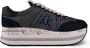 Premiata Denim Damesneakers Stijlvolle Casual Schoenen Blue Dames - Thumbnail 1