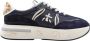 Premiata Donkerblauwe Glitter Sneaker Cassie Blue Dames - Thumbnail 1