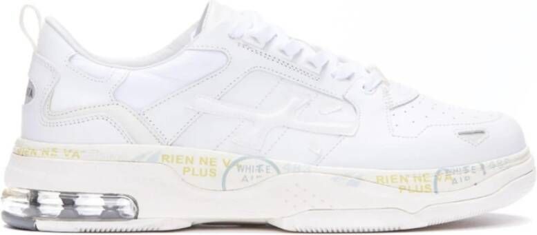 Premiata Unieke witte sneakers met kenmerkende elementen White Heren