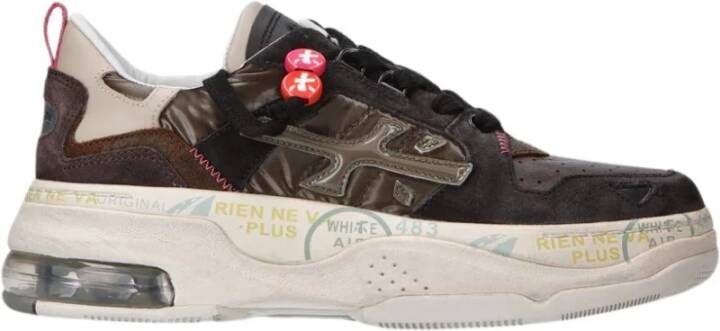 Premiata Drake Var 309 Leren en Technisch Materiaal Sneakers Black Dames