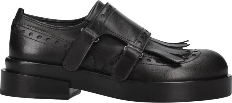 Premiata Elegante Monk Brogue Leren Schoenen Black Dames