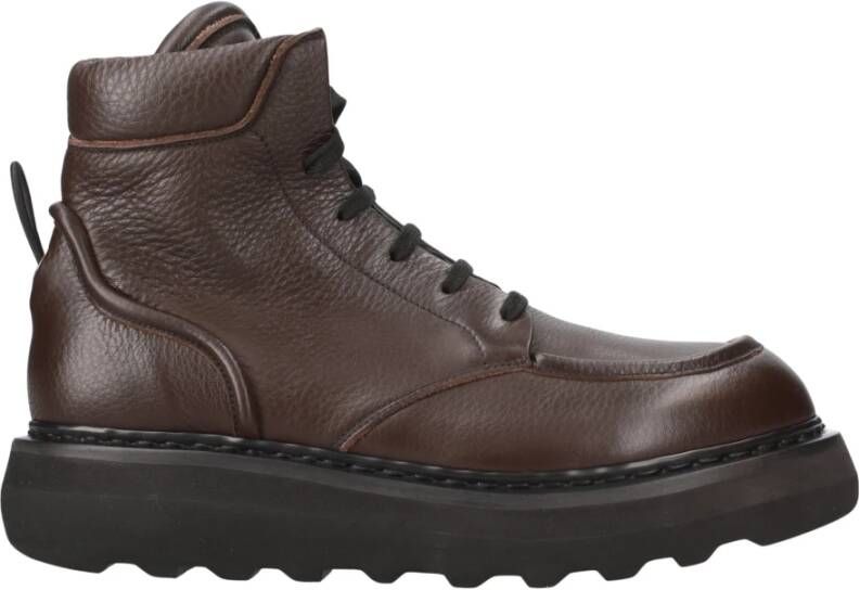 Premiata Enkellaarzen Cal 32130I van leer Brown Heren