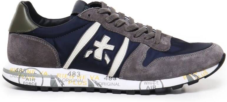 Premiata Eric Model Sneakers Grijs Blauw Multicolor Heren