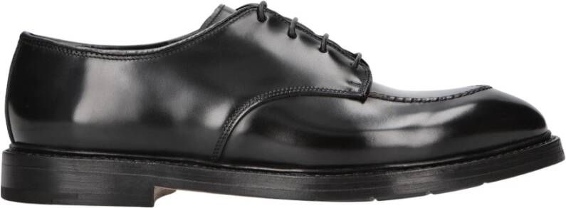 Premiata Geborsteld leer 32104A veterschoenen Black Heren