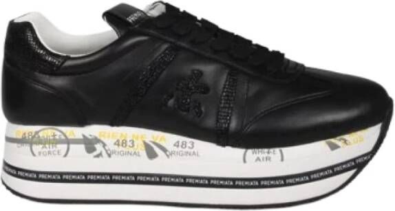 Premiata Gouden Python Inzet Sneakers Aw24 Black Dames