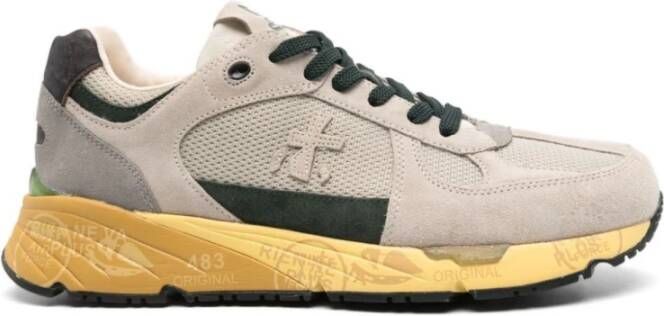 Premiata Grijze Rubber Sneakers Gray Heren