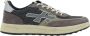 Premiata Grijze Sneakers Retro Stijl Mesh Suède Gray Heren - Thumbnail 1