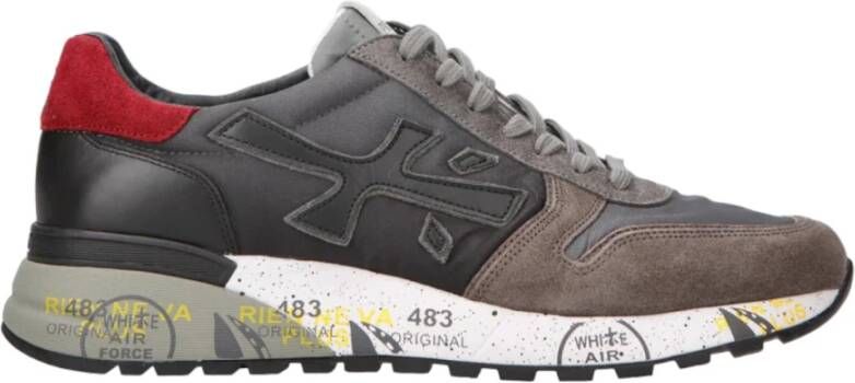 Premiata Grijze Sneakers voor Mannen Gray Heren