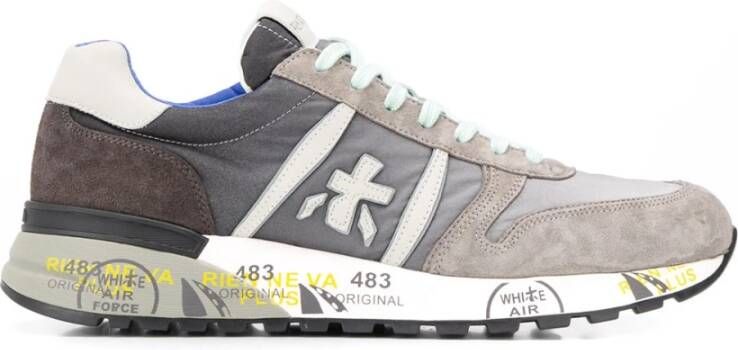 Premiata Grijze Sneakers voor Mannen Gray Heren