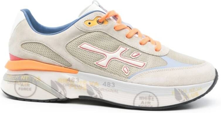 Premiata Grijze Sneakers voor Stijlvolle Mannen Gray Heren