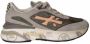 Premiata Groene Iridescent Mesh Sneakers Zebra Patroon Gray Dames - Thumbnail 1