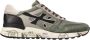 Premiata Groene Nylon Suède Mick Sneakers Gray Heren - Thumbnail 20