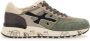 Premiata Groene Nylon Suède Mick Sneakers Gray Heren - Thumbnail 12