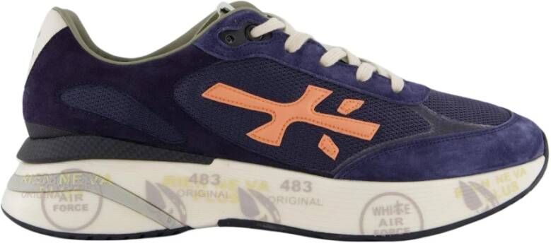 Premiata Heren Moerun Casual Sneakers Blue Heren