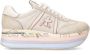 Premiata Hoge Top Sneakers in Wit Nylon en Suède White Heren - Thumbnail 1