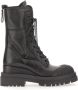 Premiata Italiaanse Leren Veterschoenen Black Dames - Thumbnail 1