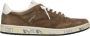 Premiata Bruine Sneakers met Contrasterende Details Brown Heren - Thumbnail 1