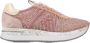 Premiata Kwaliteitslederen sneaker met koordtextuur Pink Dames - Thumbnail 8