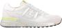 Premiata Witte Landeck Sneakers met Gele Accenten White Heren - Thumbnail 1