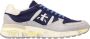 Premiata Blauwe Mesh en Suède Sneakers Blue Heren - Thumbnail 4