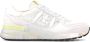 Premiata Witte Landeck Sneakers met Gele Accenten White Heren - Thumbnail 8