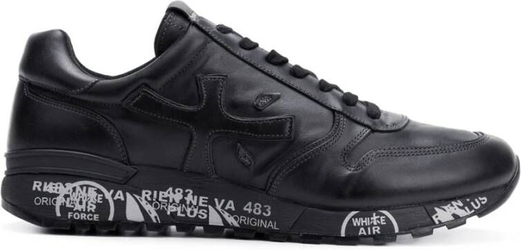 Premiata Leren Sneakers Black Heren