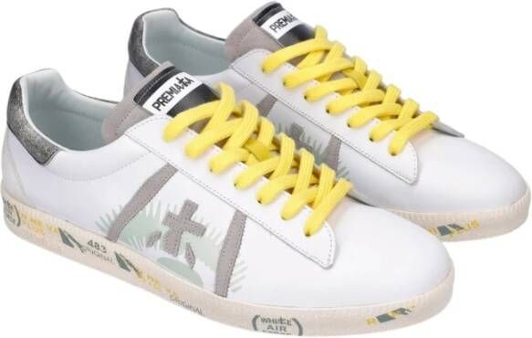 Premiata Leren Sneakers voor Dames White Dames