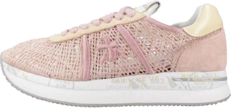 Premiata Luxe Stijlvolle Sneakers voor Vrouwen Pink Dames