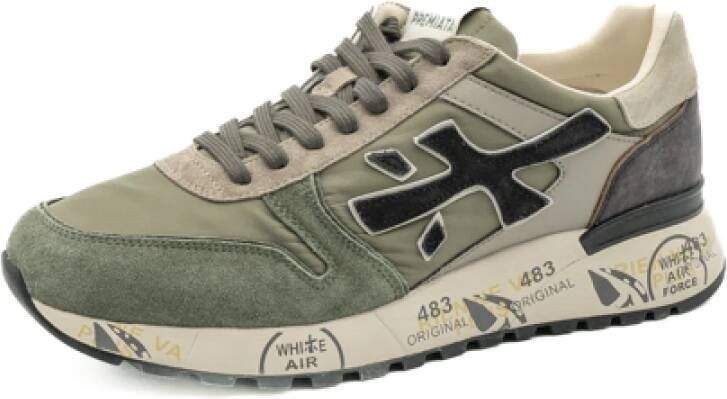 Premiata Mannen Mick Aw24 Schoenen Green Heren