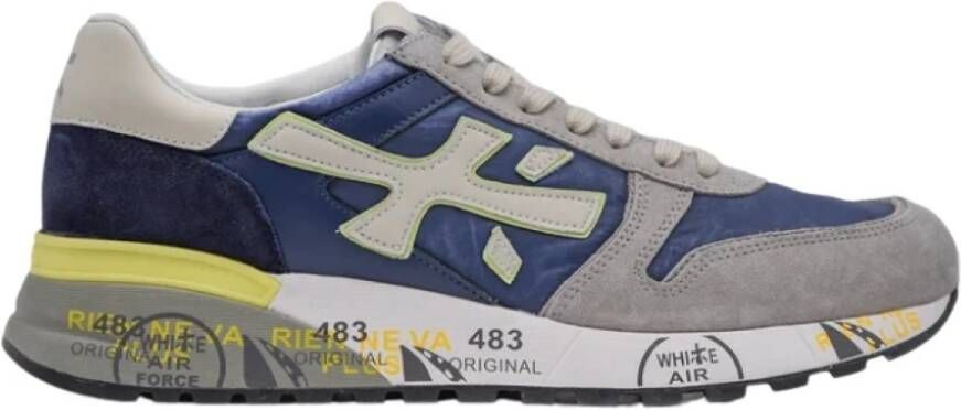 Premiata Mick Sneakers Blauw Multicolor Heren