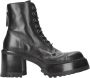 Premiata Moderne kalfsleren booties met ritssluiting Black Dames - Thumbnail 1