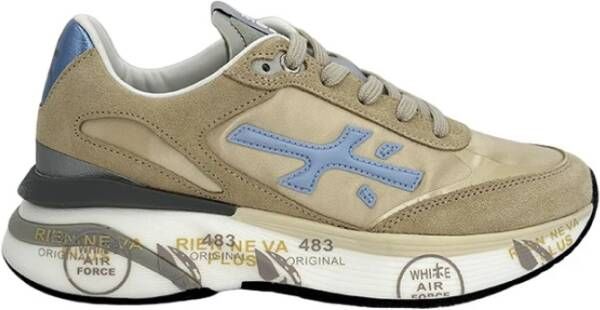 Premiata Moerun Beige Sneaker Lichtgewicht Comfort Multicolor Dames