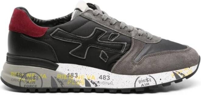 Premiata Nylon en Leren Sneakers Multicolor Heren