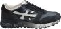 Premiata Platte schoenen in rook wit suède Black Heren - Thumbnail 1