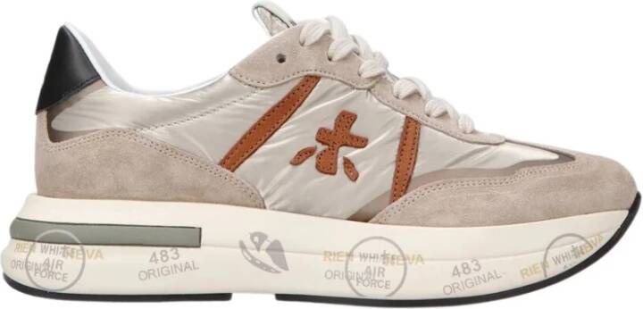 Premiata Platte schoenen voor vrouwen Beige Dames