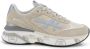 Premiata Platte Veterschoenen van Kalfsleer Beige Dames - Thumbnail 1