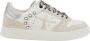 Premiata Platte Veterschoenen van Leer White Dames - Thumbnail 1