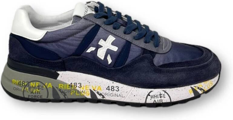 Premiata Premium Sneakers Blauw Heren