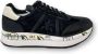 Premiata Donna Conny Zwarte Sneakers met Stoffen Inzetstuk Black Dames - Thumbnail 2